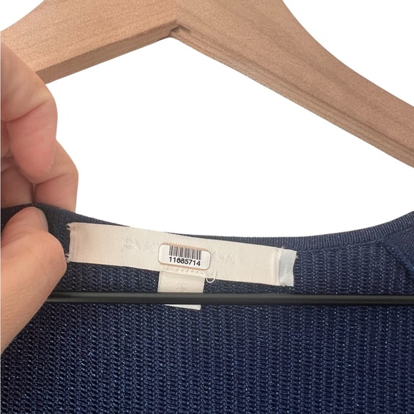 Jonathan Simkhai Pleated Metallic Stretch-knit Dress Royal Blue Size S - Picture 7 of 16